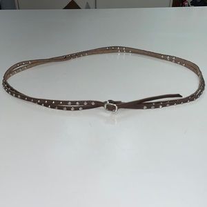 Club Monaco all leather studded belt
